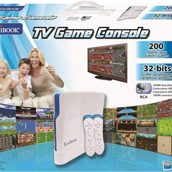 CONSOLA CU 208 JOCURI, PLUG N' PLAY, LEXIBOOK