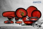 SET 6X BOL OVAL CERAMICA 20 CM, VULCANO, ART OF - imagine 4