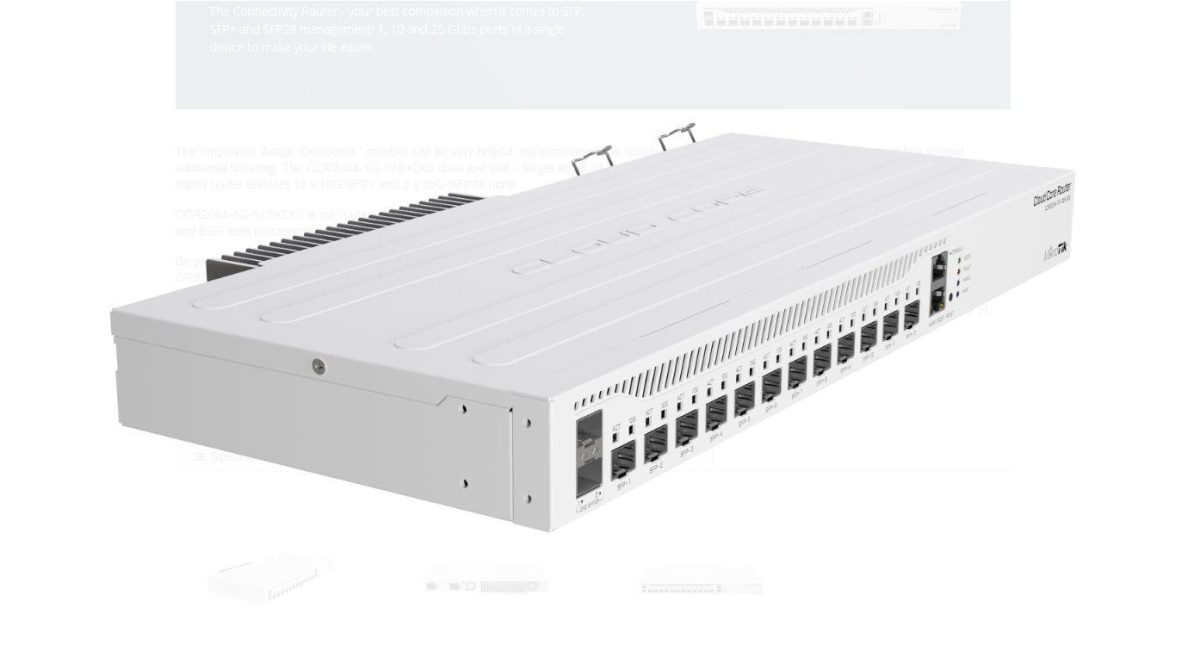 overlay_cb6bb454a4b662e17192ff1faba119a1.JPG MikroTik Router de retea, CCR2004-1G-12S+2XS; Procesor: 1700 MHz, RAM: 4 - imagine 1