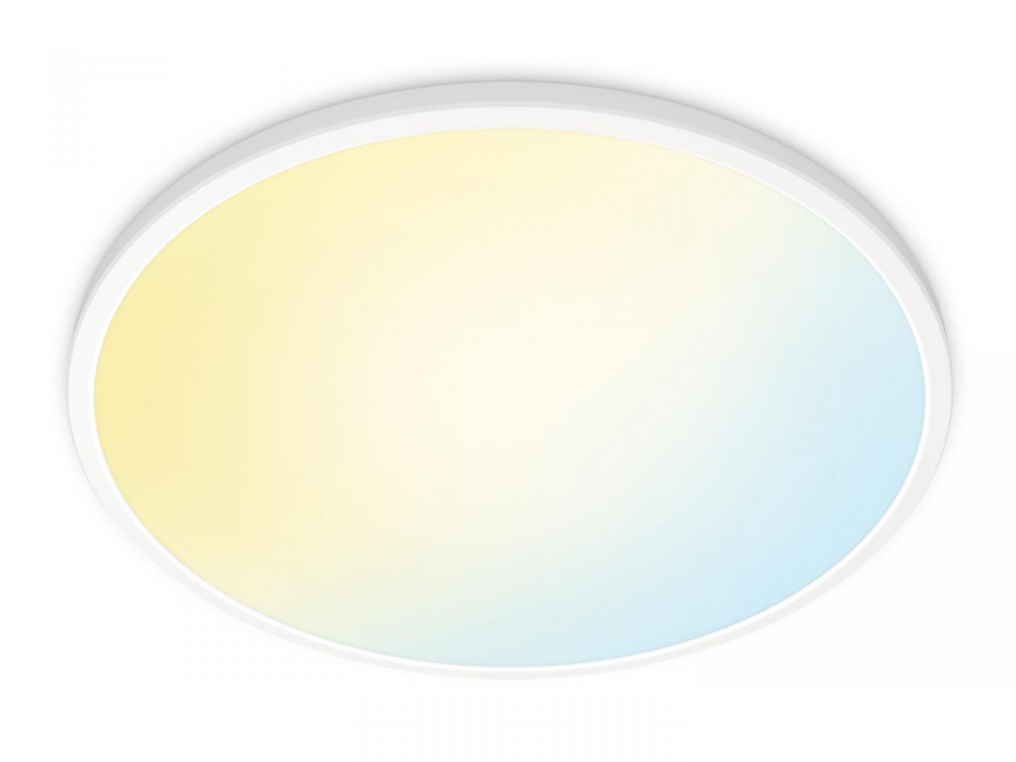 overlay_cb89dd9138e5f9edf230aefc6f4c4eb2.jpeg Plafoniera LED WiZ SuperSlim, Wi-Fi, control vocal, 32W, 3800 lm - imagine 1