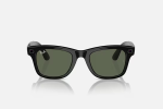RayBan Meta Wayfarer Shiny BLACK/GREEN - imagine 2