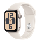 Apple Watch SE GPS 40mm Starlight Aluminium Case with Starlight - imagine 2