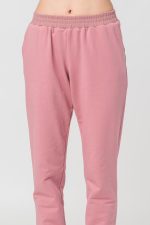 PANTALON DAMA COTON PINK-M - imagine 5