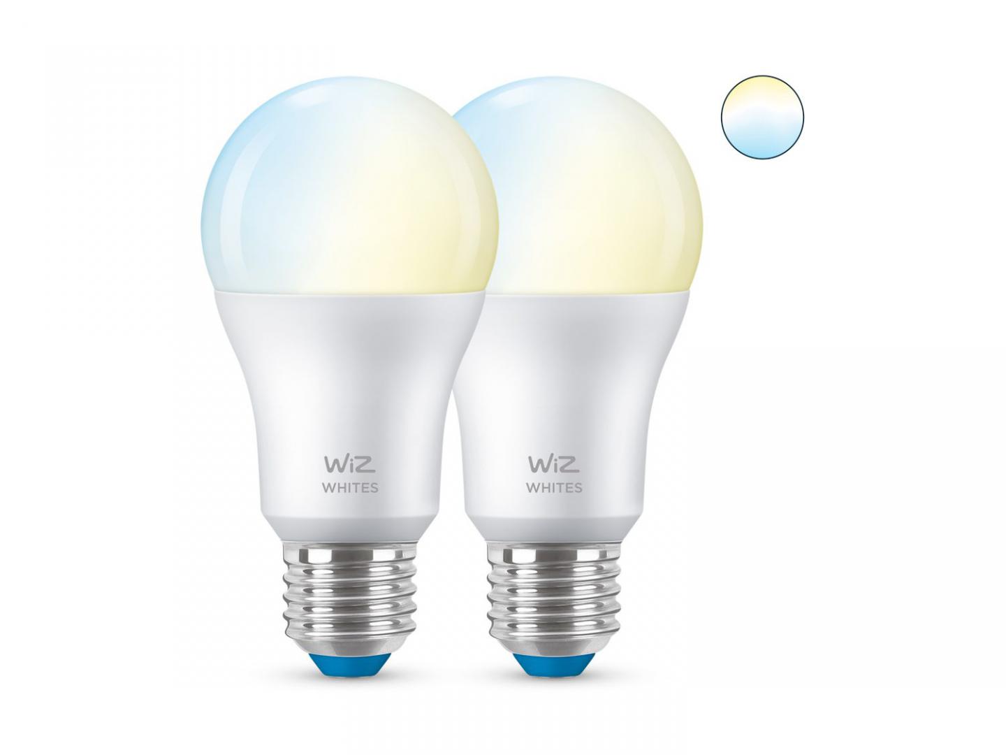 overlay_cdb0e2802bc96b6eb2ea75bd264ffb68.jpeg 2 Becuri LED inteligente WiZ Connected Whites A60, Wi-Fi, E27, - imagine 1