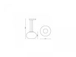 Pendul LED RGB Philips Hue Flourish, Bluetooth, 9W (39.5W), 2750lm - imagine 3