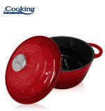 SEMIOALA FONTA+CAPAC 24x11.5CM,4L, RED LINE, COOKING BY HEINNER - imagine 2