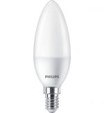 2 Becuri LED Philips B38, EyeComfort, E14, 7W (60W), 806 - imagine 2