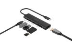 Hub USB A4TECH DST-60C-GR, USB-C, 6 porturi, HDMI, Gri - imagine 2