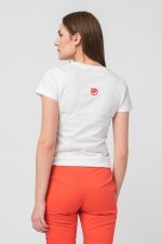 TSHIRT CASUAL F DOAMNA CU... WHITE-S - imagine 3