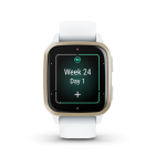 Ceas Smartwatch Garmin Venu SQ2 - Cream Gold Bezel with - imagine 2