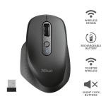Mouse Trust Ozaa, Rechargeable Wireless, blue - imagine 2