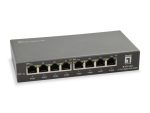 LevelOne GEP-0823, 8-Port Gigabit PoE Switch, 802.3at/af PoE, 120W, 86 - imagine 2