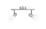Spot Philips Essentials Burlap, 2xE14, 2x40W, IP20, 14.5x29x19.5cm, Crommat - imagine 2
