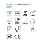 Plafoniera LED Vivalux SQUARE HUGO, 24W, 1920 lm, lumina neutra - imagine 3