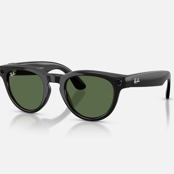 Ray-Ban Meta Headliner Gen 2 AI Glasses Shiny Black/G-15 Green