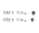 Cablu trifazat GEWISS JOINON T2-T2, 32A, 5 metri - imagine 2