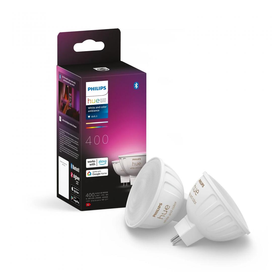 overlay_d0f195740df26ac142229ecc22423a0e.jpeg 2 Becuri LED RGB inteligente Philips Hue MR16, Bluetooth, GU5.3, - imagine 1