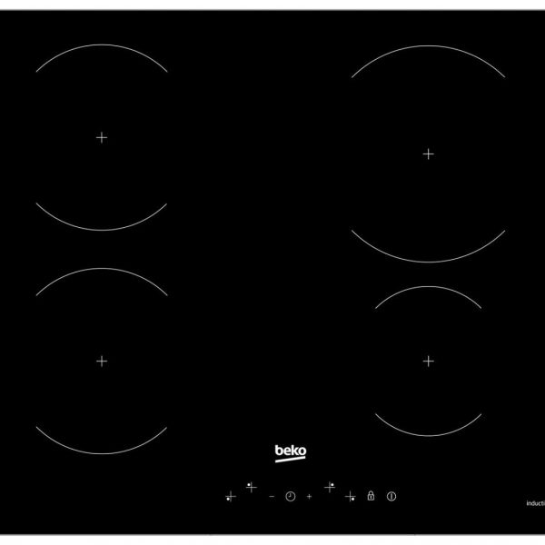 Plita electrica incorporabila Beko HII64430GT, cu inductie,  4 zone,