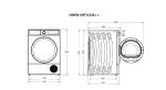 Uscator de rufe HEINNER HHPD-V9T1CHA++, 9 kg, Clasa: E, Alb - imagine 3
