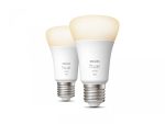 2 Becuri LED inteligente Philips Hue A60, Bluetooth, E27, 9W - imagine 3