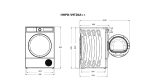 Uscator de rufe HEINNER HHPD-V9T2KA++, 9 kg, Clasa: E, Alb - imagine 3