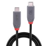 Cablu Lindy 0.8m USB 4 Type C 40Gbps Anthra line, - imagine 2