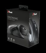 Mouse Trust Verro Ergonomic, Wireless, negru - imagine 9