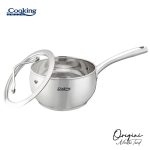 CASEROLA INOX+ CAPAC 16X9 CM, 1.8 L, NICOLAI TAND, ORIGINI, - imagine 2