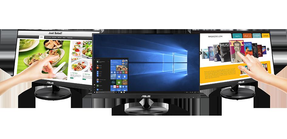 overlay_d40c21dadc85065182121acb328f2ad7.png Monitor Asus 21.5" VT229H, Touch: 10pts, Diagonal (inch): 21.5, Diagonal - imagine 1