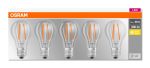 5 Becuri LED Osram Base Classic A, E27, 7W (60W),