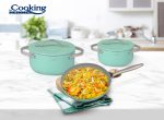 SET GATIT 5 PIESE ALUMINIU PRESAT, CRETA, COOKING BY HEINNER - imagine 2