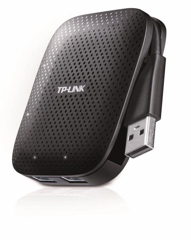 overlay_d4a910b93b24006776e19d694b99ef7e.jpg Hub USB TP-Link UH400, 4 porturi USB 3.0, negru - imagine 1