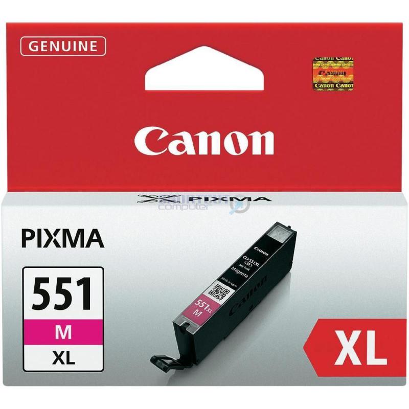 overlay_d523c343aadcae993ac4e6e9cf3c0578.jpg Cartus cerneala Canon CLI-551XL, magenta, capacitate 11ml, pentru Canon Pixma - imagine 1