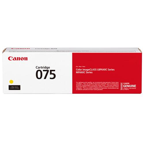 CANON CRG075 TONER CARTRIDGE YELLOW, Capacitate: 1300 pagini, Compatibil cu: