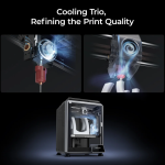Imprimanta 3D Creality K1C, ( Printare carbon) Tehnologie FDM, viteza - imagine 4