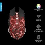 Mouse Trust GXT 107 Izza, Wireless Gaming, negru - imagine 2