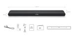 Soundbar TCL TS8111, 260w, 2.1 canale, Difuzor central + subwoofer, - imagine 4