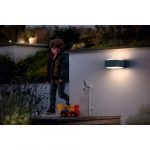 Aplica pentru exterior Philips Hedgehog, 1xE27, max 42W, IP44 ,182x160x91mm, - imagine 4