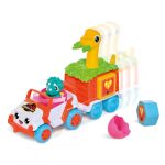 VEHICUL DE SALVARE CU REMORCA COLORATA, DINO, JURASSIC WORLD, TOMY - imagine 4