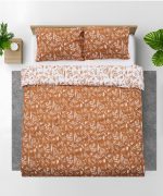 Lenjerie dubla 100% bumbac,4 piese, Meng - imagine 2