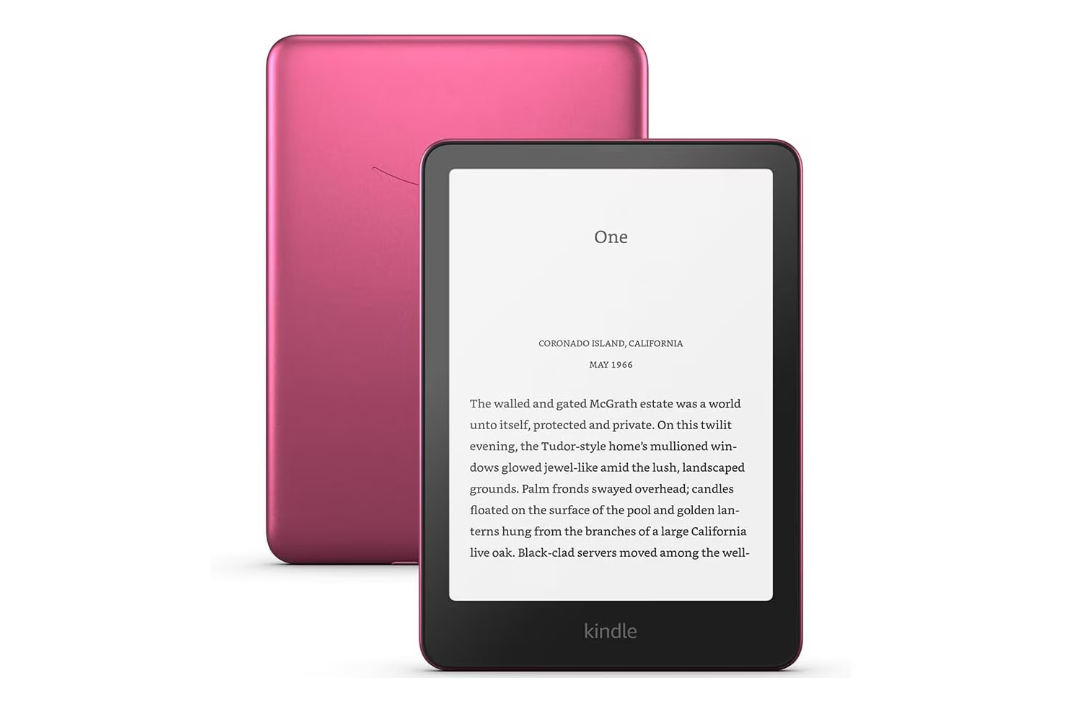 overlay_d8d4645a2044177554c165b2da093f5a.png Amazon Kindle Paperwhite 32GB Signature Edition - Raspberry - imagine 1
