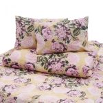 Set de pat king size bumbac,92 gsm,Peony - imagine 6