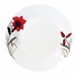 FARFURIE INTINSA PORTELAN 23 CM, RED FLOWERS,VANORA HOME - imagine 2