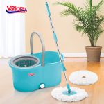 SET CURATENIE CU MOP ROTATIV, CLEAN360, ALBASTRU - imagine 3