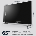 Televizor Sony BRAVIA LED 65X85L, 164 cm, Smart Google TV, - imagine 3