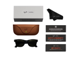 RayBan Meta Wayfarer Matte Black/Gradient Graphite Polarized - imagine 3