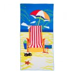 Prosop de plaja 90x180 cm, diverse decoruri Material : - imagine 4