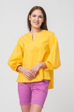 CAMASA CASUAL FEMEI YELLOW XS - imagine 2