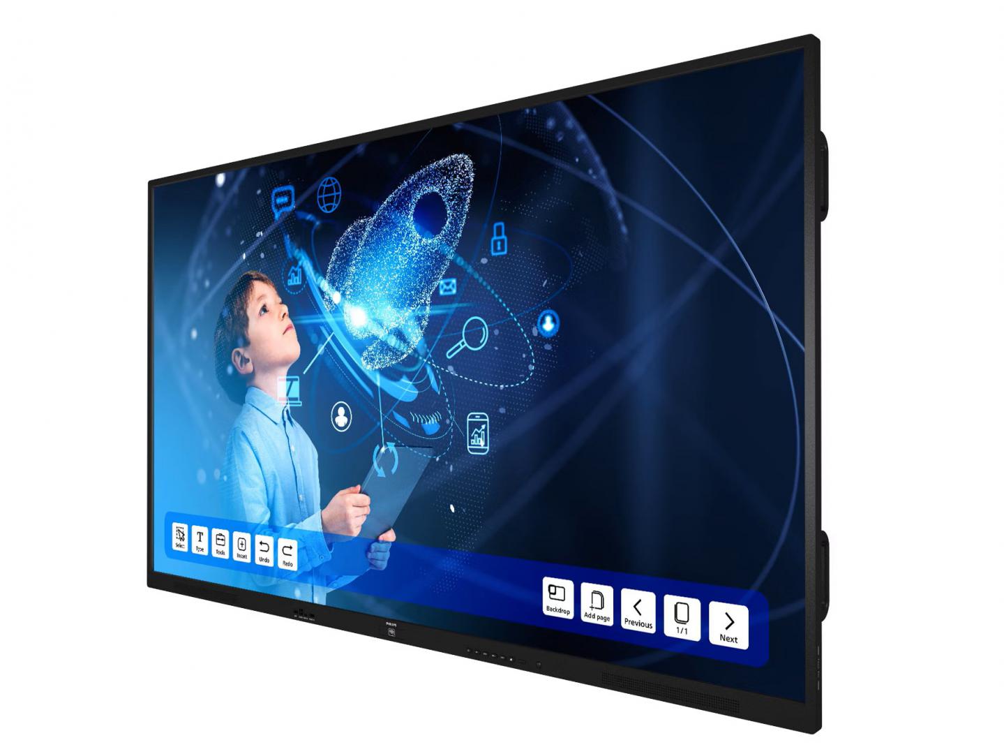 overlay_d9baed82974ca6627473a479cf652eb4.jpeg Ecran interactiv PHILIPS E-Line 65" A13 - imagine 1