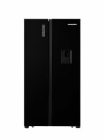 Side by Side HEINNER HSBS-520NFBKWDF+, No Frost, 519 L, Clasa